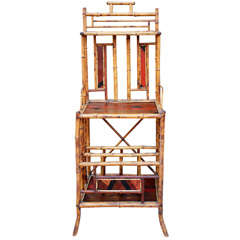 19th Century Anglo-Japanese Bamboo Étagère