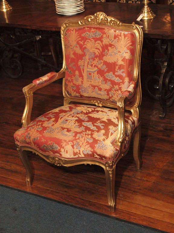 Pair of Antique French Louis XIV Arm Chairs