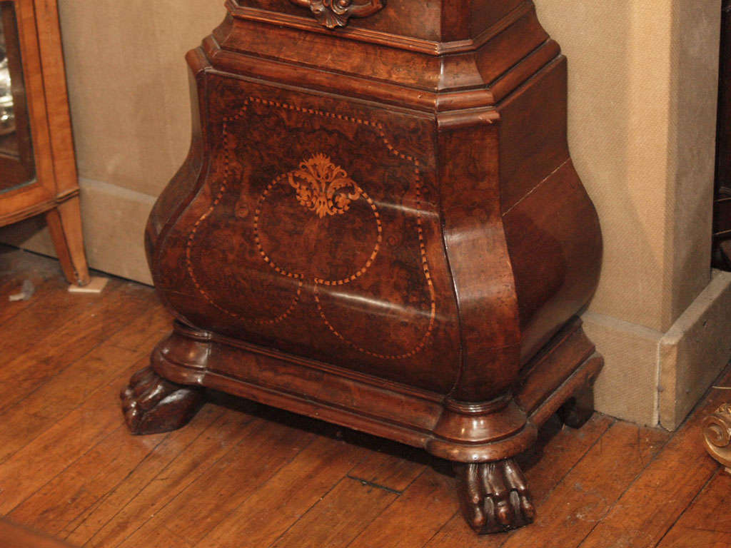 Antique 18th Century Dutch Marquetry Tall Case Clock 6