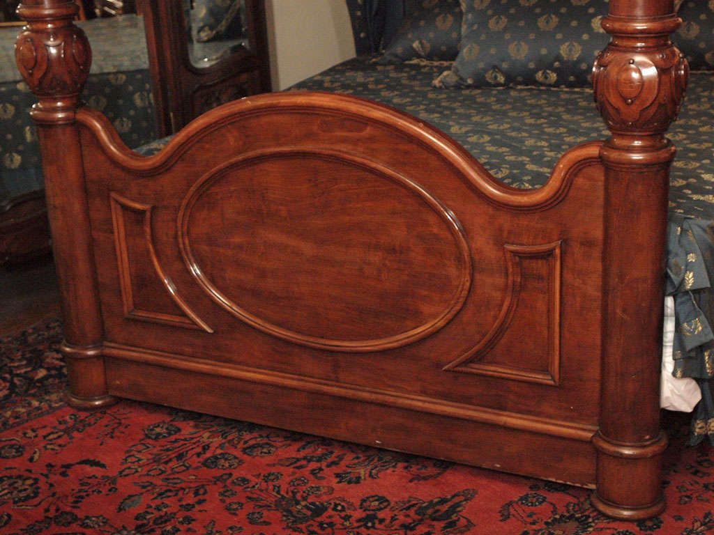Magnificent Antique Antebellum Mahogany Canopy Bed at 1stdibs