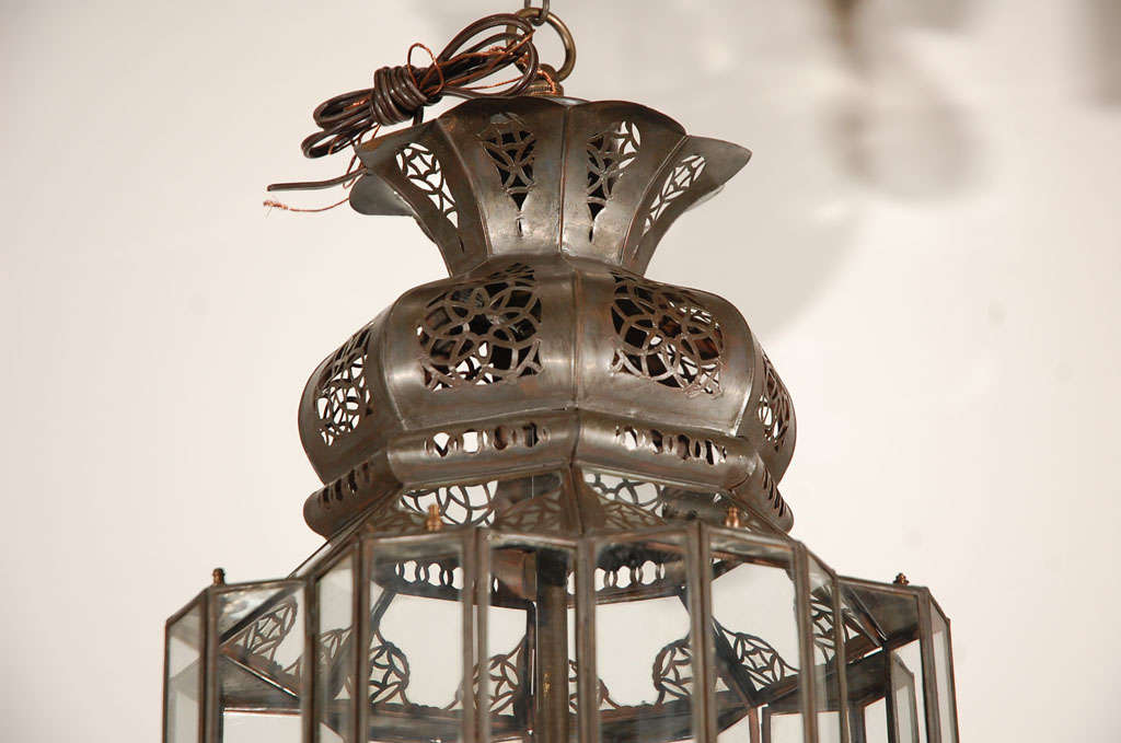 moroccan glass lantern