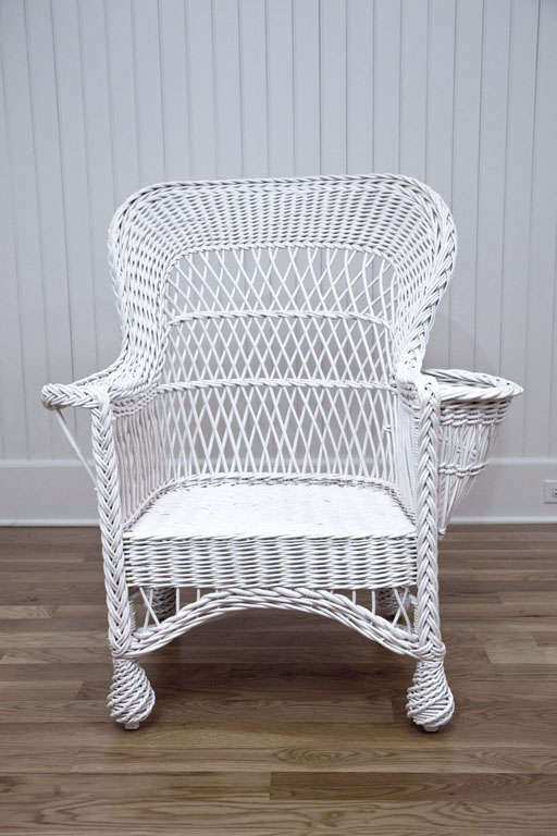 Antique Bar Harbor Wicker Chairs 1