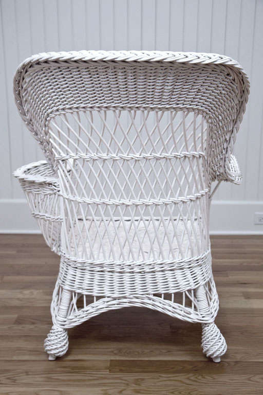 Antique Bar Harbor Wicker Chairs In Excellent Condition In Old Saybrook, CT