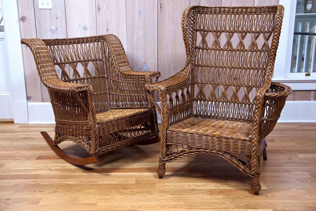 20th Century Heywood Wakefield Wicker Rocker