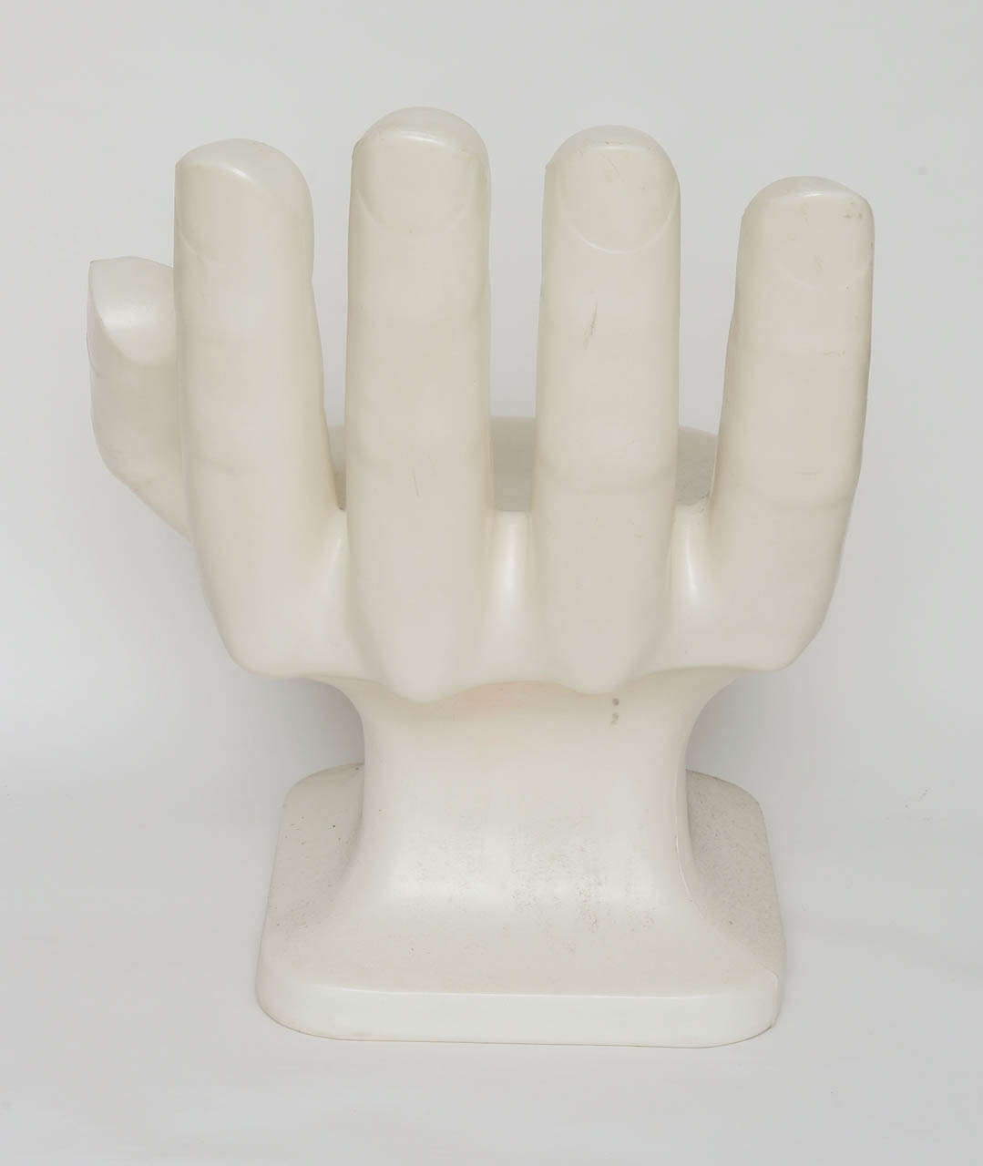 Plastik POP Handskulptur Stuhl 1970er Jahre (Ende des 20. Jahrhunderts)