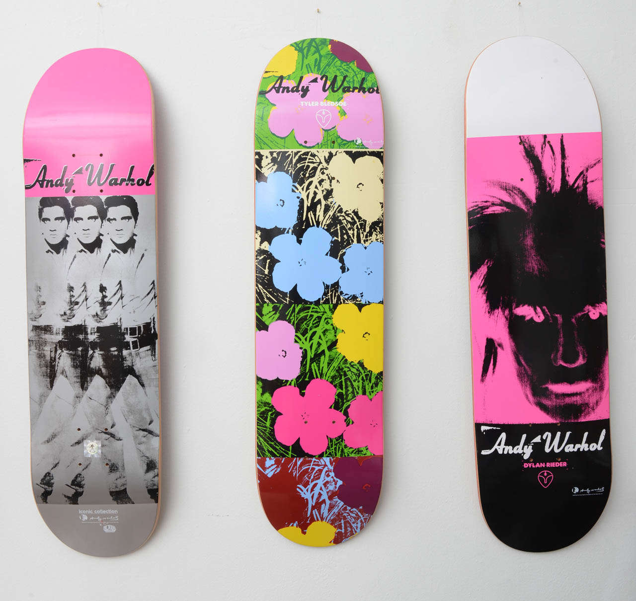 Set of 6 Authorized Andy Warhol Skateboards from 20th Century 3