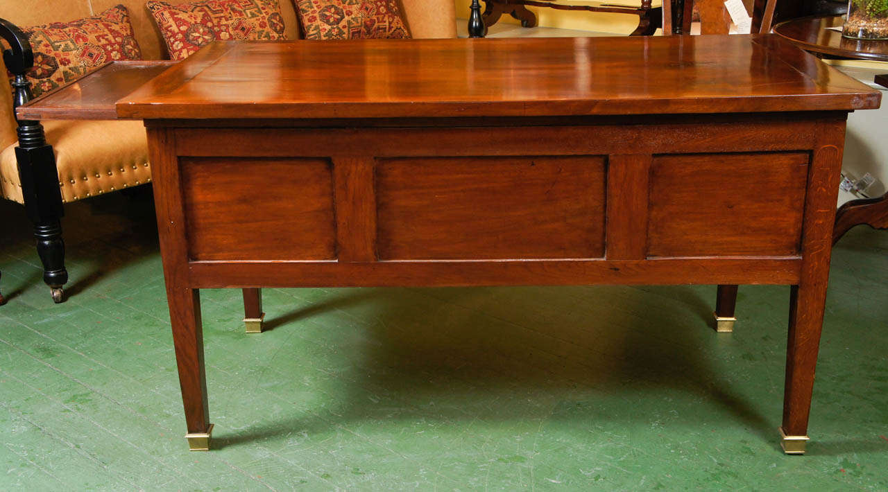 Period French Charles X Mahogany Bureau Plat 4