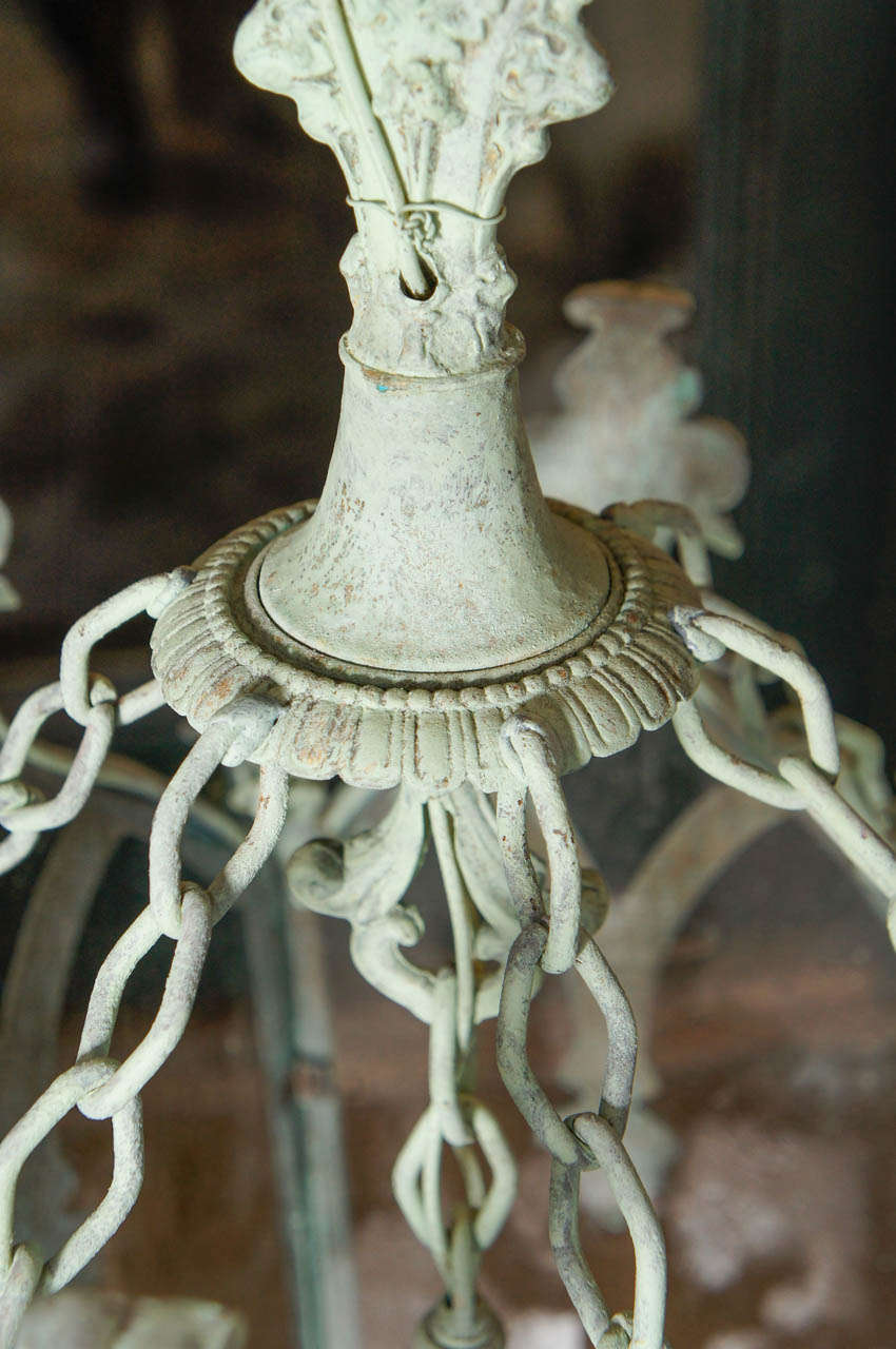 Gothic Revival 19th Century Antique Cast Bronze Gothic Lantern