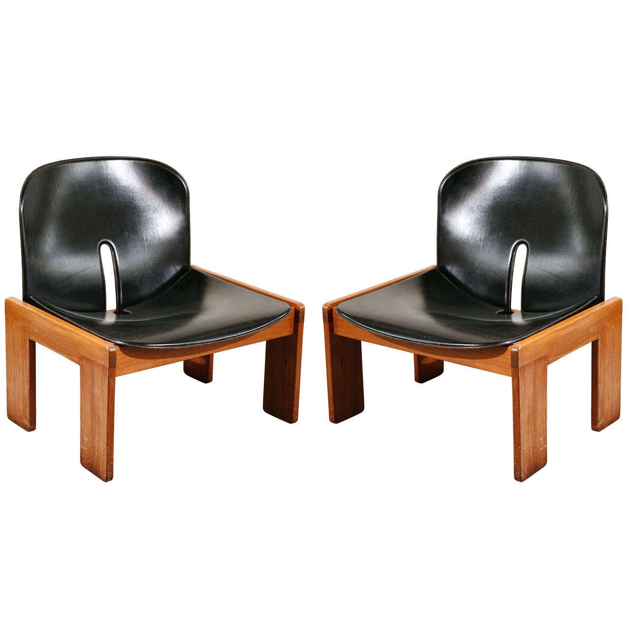 Tobia Scarpa Lounge Chairs Model 925