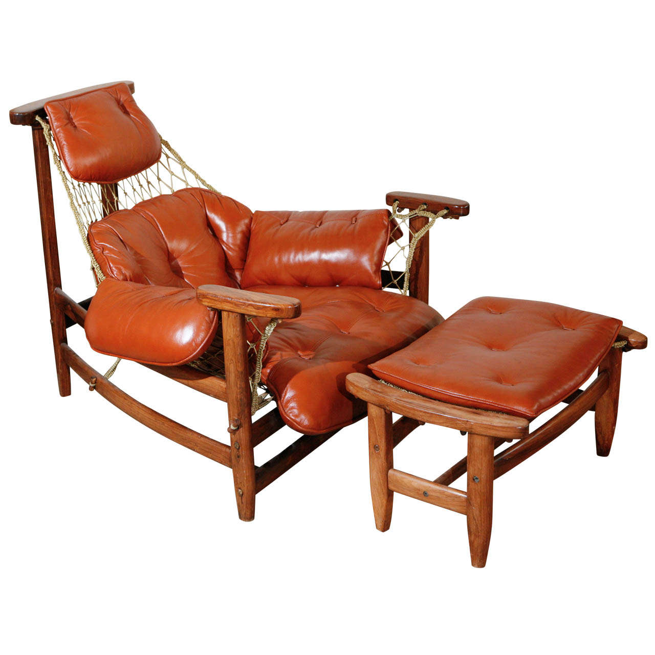 Jean Gillon Lounge Chair and Ottoman
