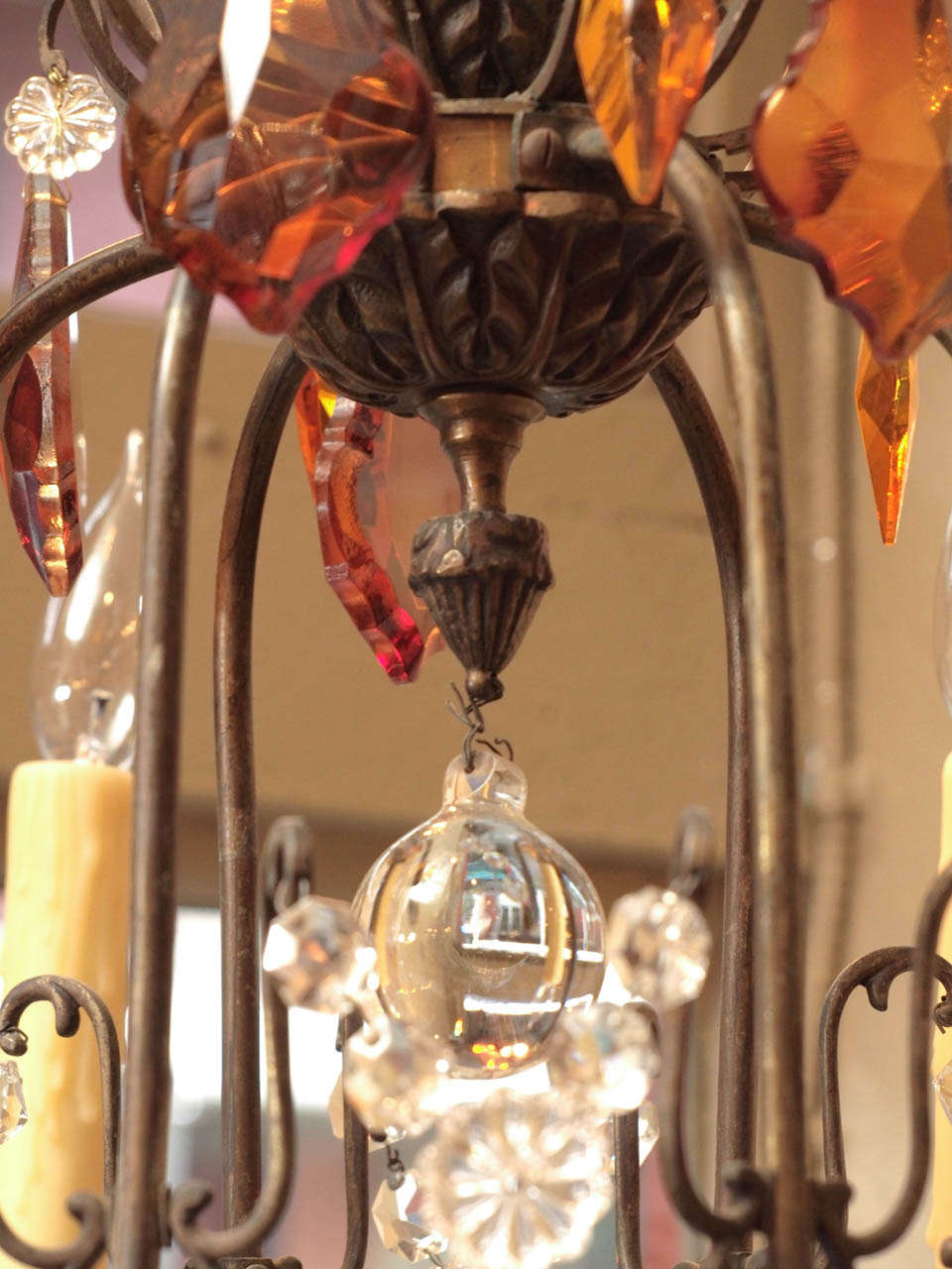 19th Century French Napoleon III Period Crystal Chandelier
