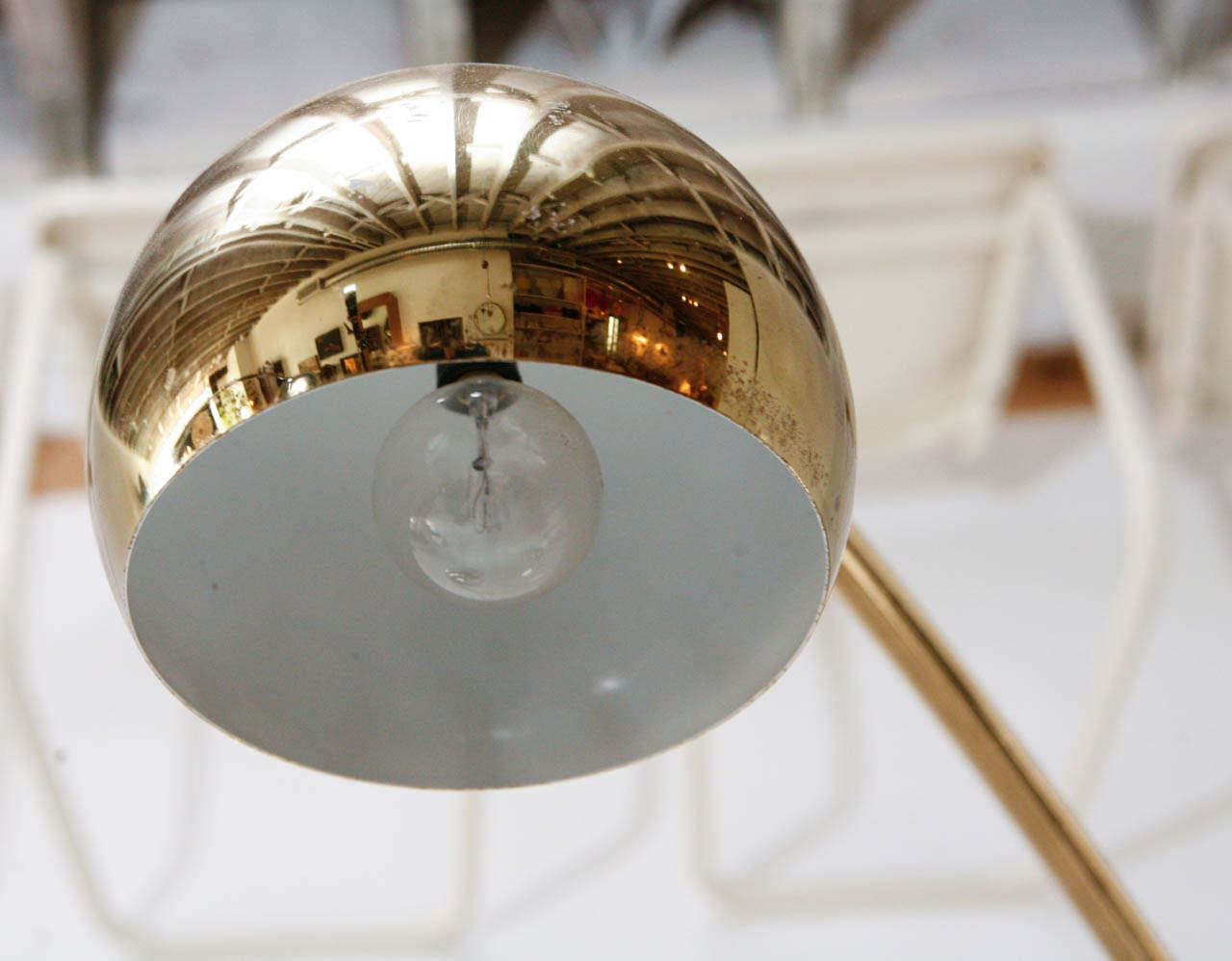 Vintage Brass and Marble Three Arm Arc Floor Lamp at 1stDibs | vintage ...