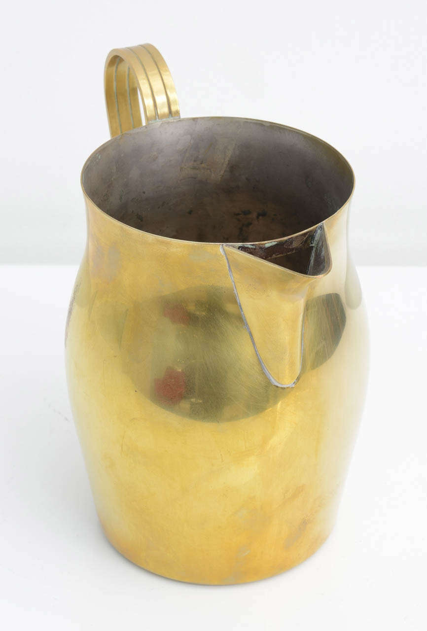Mid-Century Modern Tommi Parzinger Pitcher for Dorlyn Silversmiths