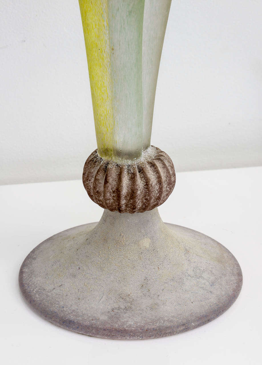 Contemporary Amazing Whimsical  Murano.  Signed & Numbered Candleholders Karl Springer, Venini Style