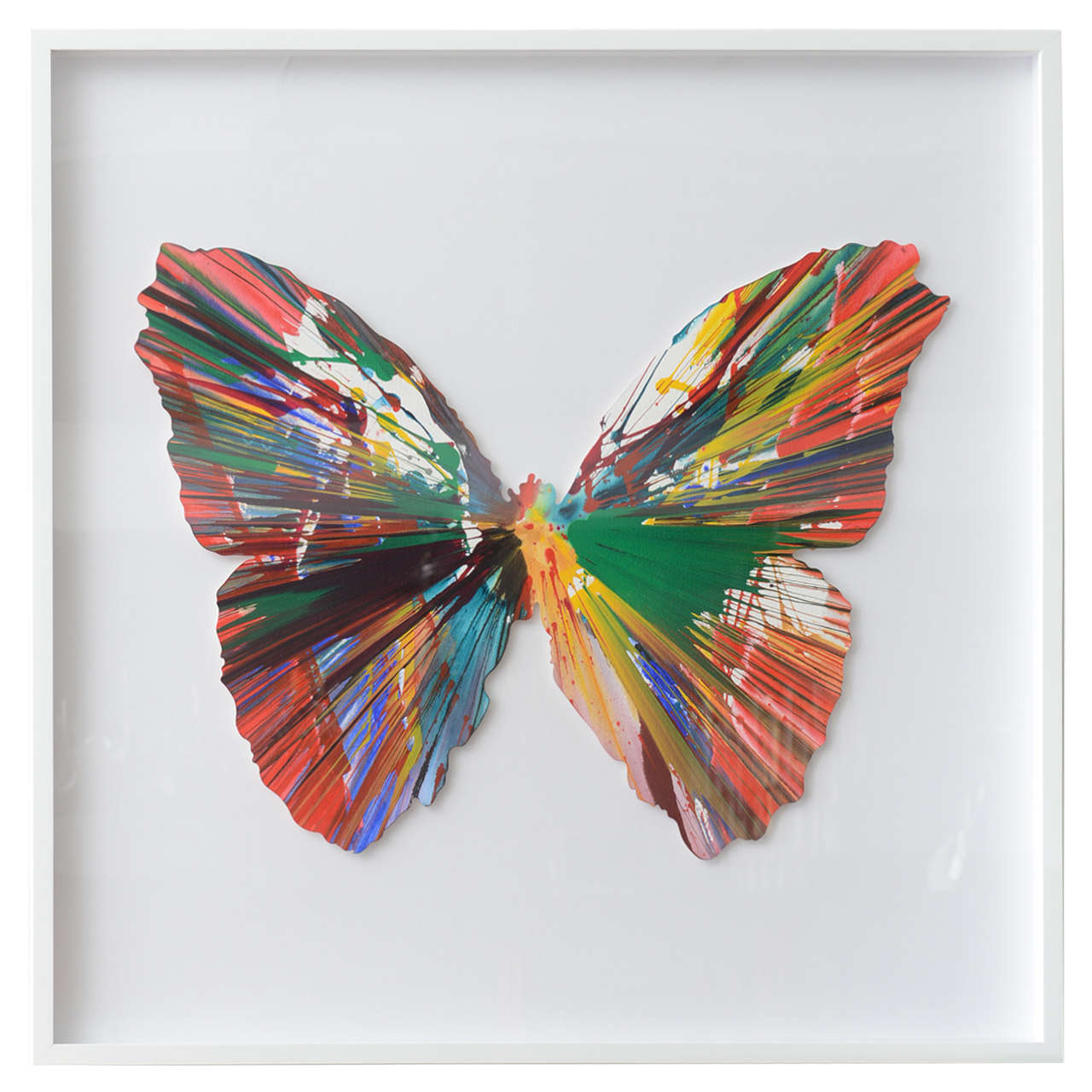 Damien Hirst Spin Art Butterfly, Ukraine, 2009