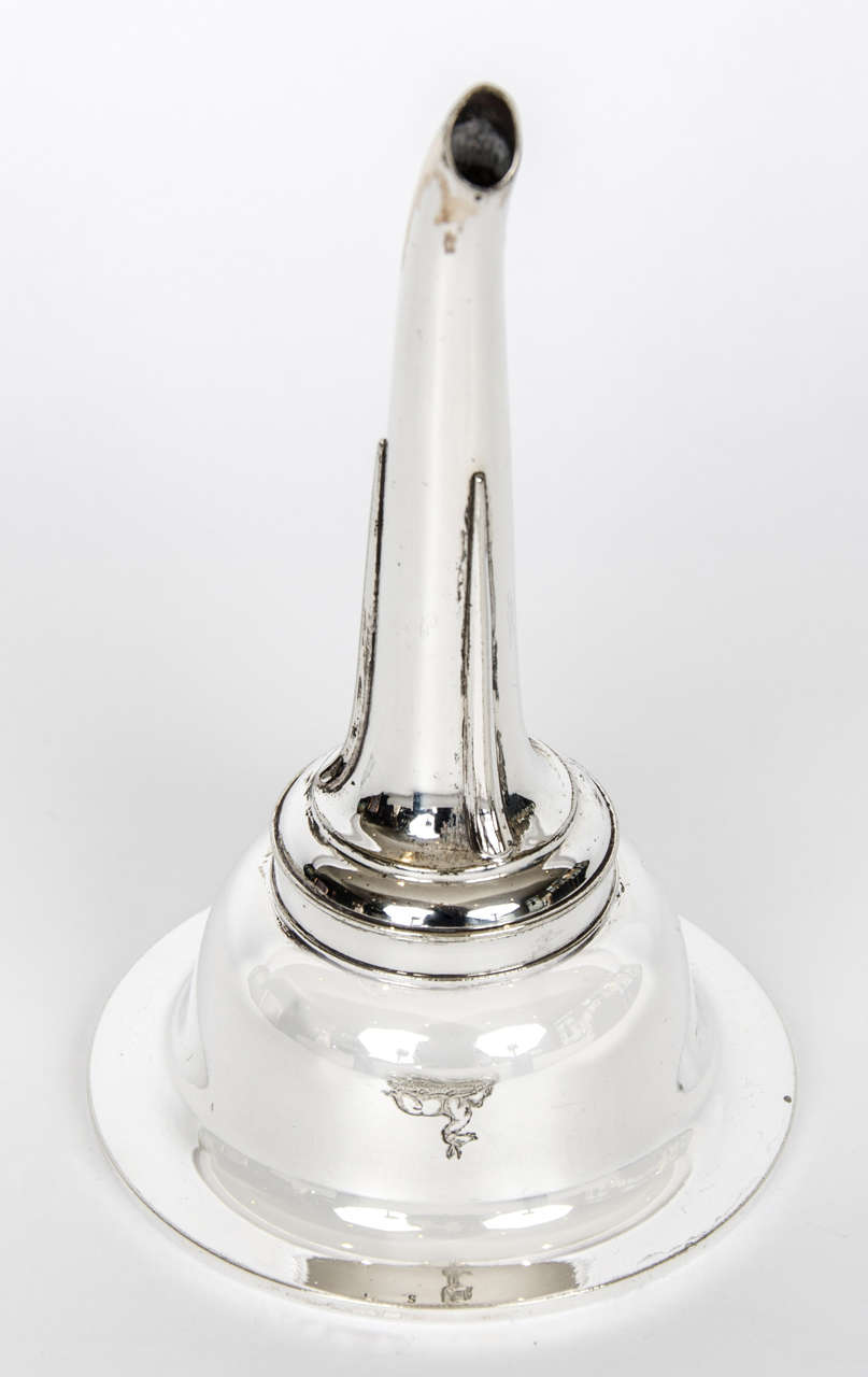 Silver Plate Wine Funnel