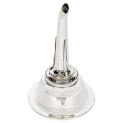 Antique Silver Plate Wine Funnel