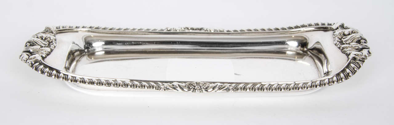 Silver Plate Snuff Tray, circa 1880