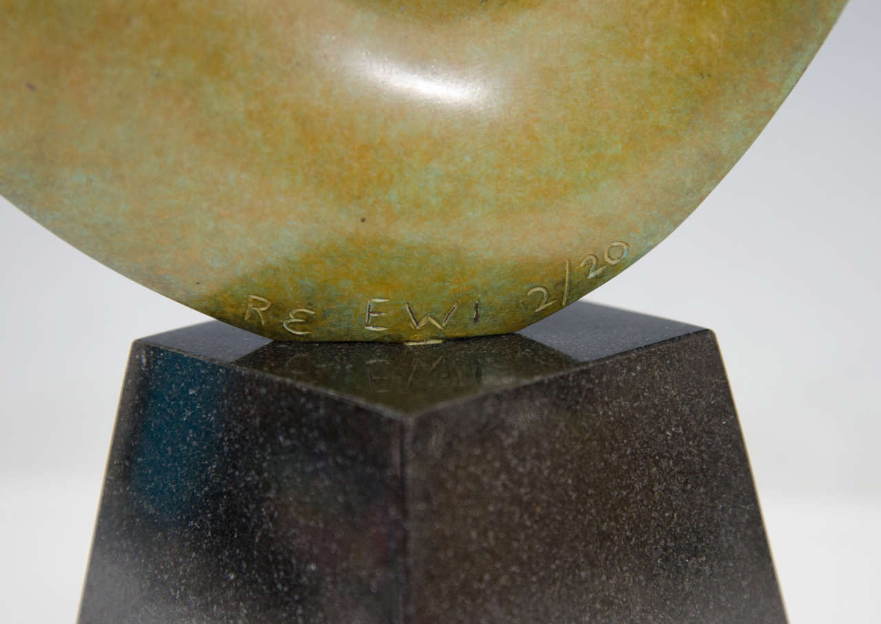 Abstract Bronze Sculpture by Richard Erdman Awarded to Dr. Kathryn W. Davis 2