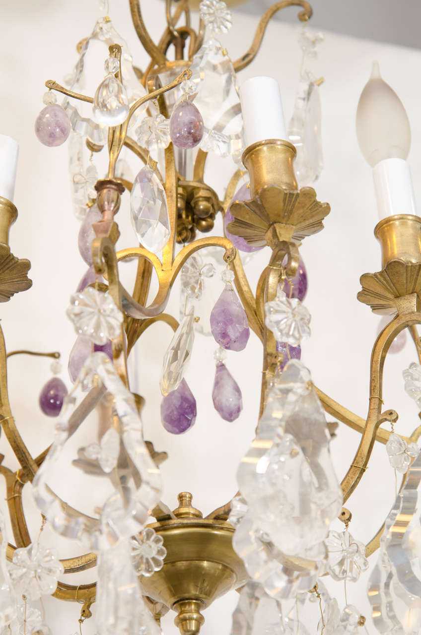 amethyst chandelier
