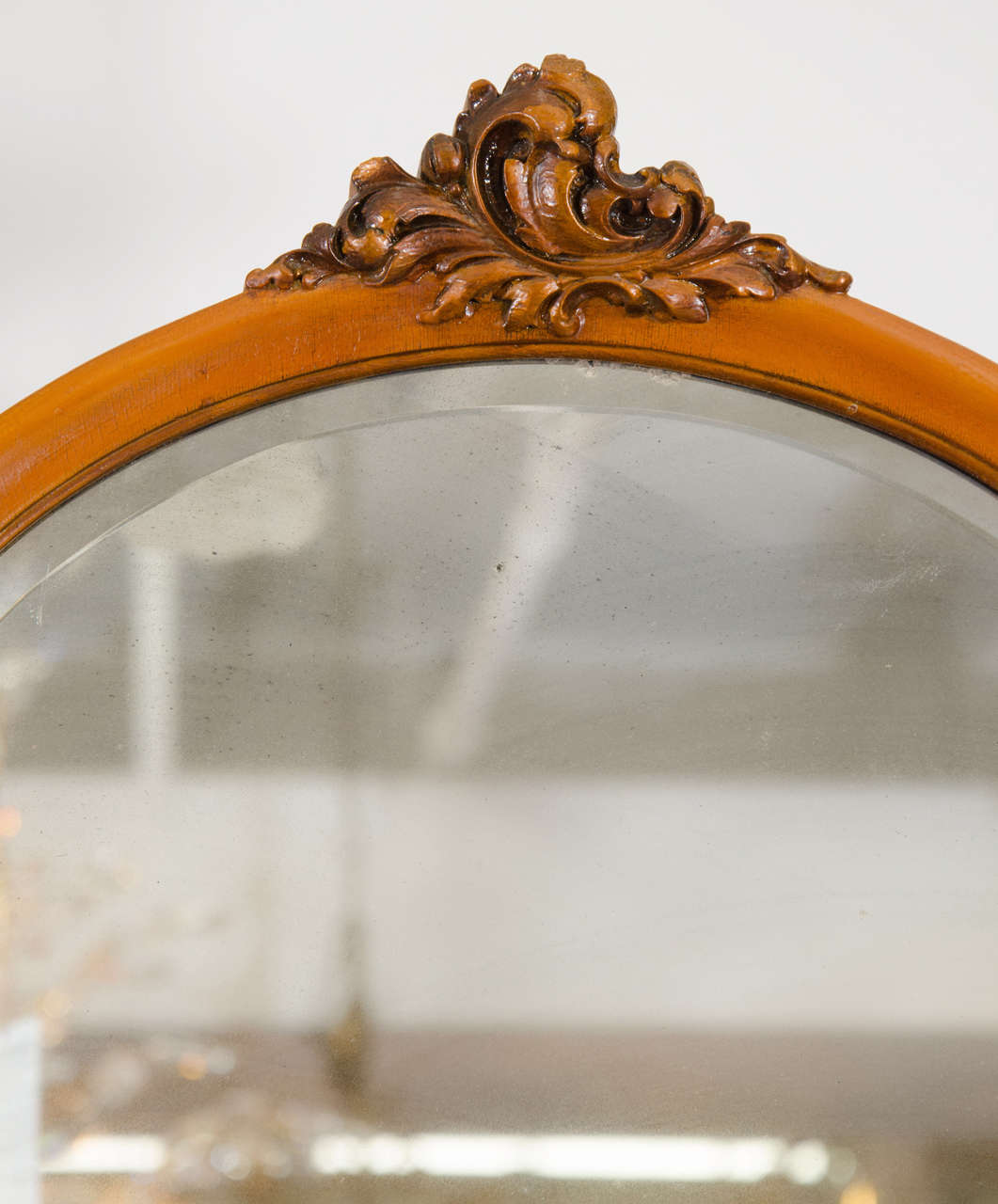 A 19th Century French Cheval Mirror with Gold Trim 2