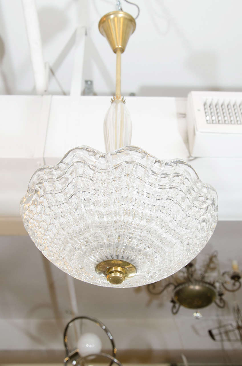 Scandinavian Modern Chandelier by Carl Fagerlund, Sweden 1940s For Sale