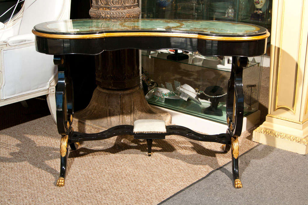 Maison Jansen Ebonized Vanity Table