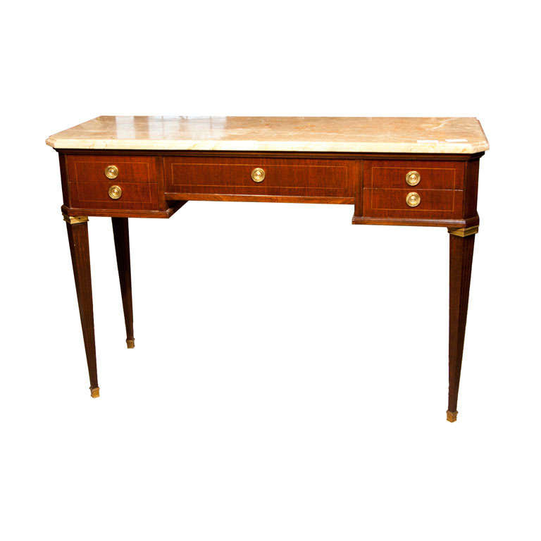 Maison Jansen Mahogany Vanity
