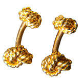 Tiffany Pair of  Knot Cufflinks
