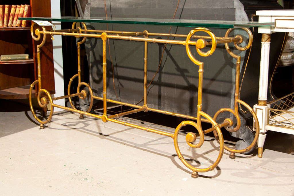 Hollywood Regency Console Table