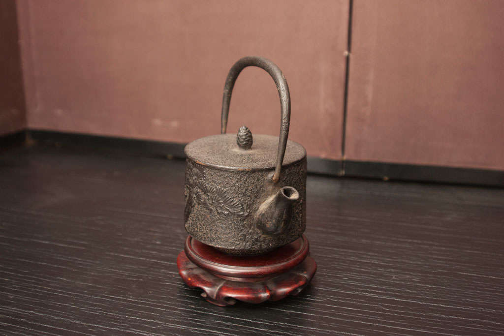 Meiji Period Cast Iron Teapot