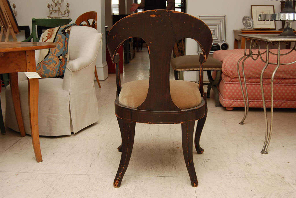 Spoonback Continental Pearl Inlaid Chair 1