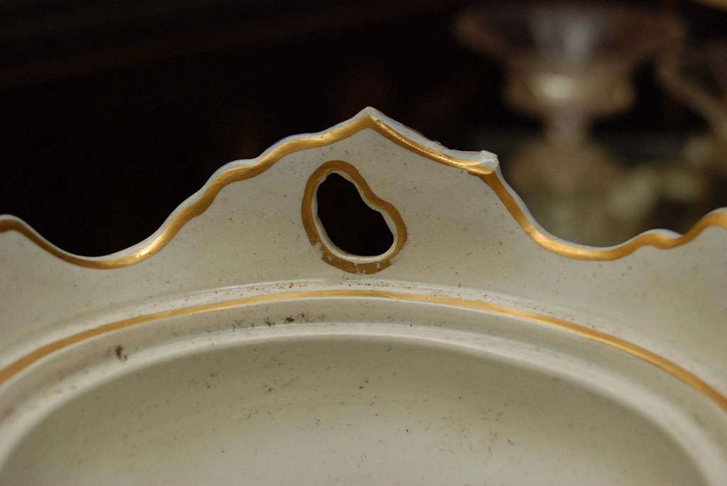 19th C Large English Porcelain Vase For Sale 5