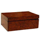Antique A fine 19th C Burl Box