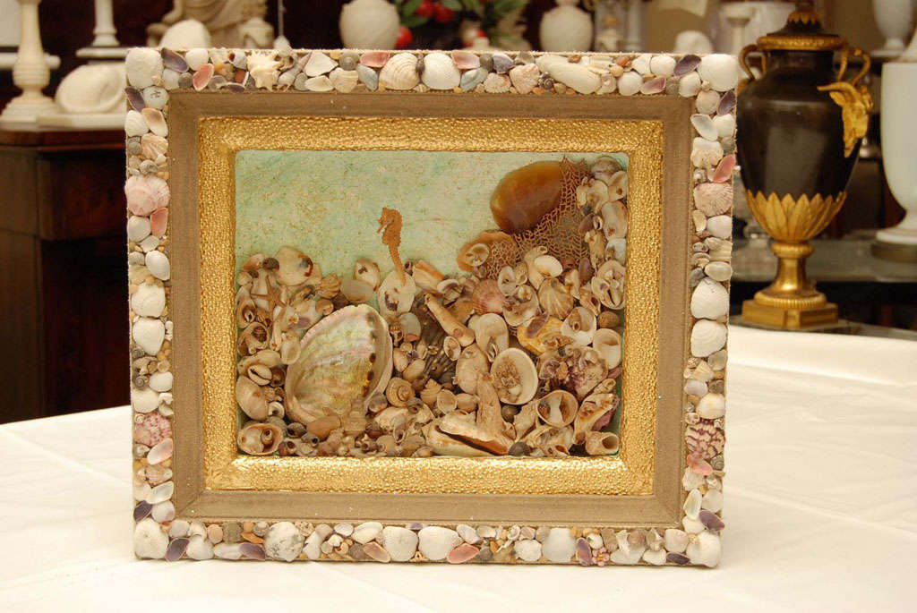Vintage Three Dimensional Shell Diorama