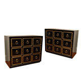 Pair of Dorothy Draper chests of drawers