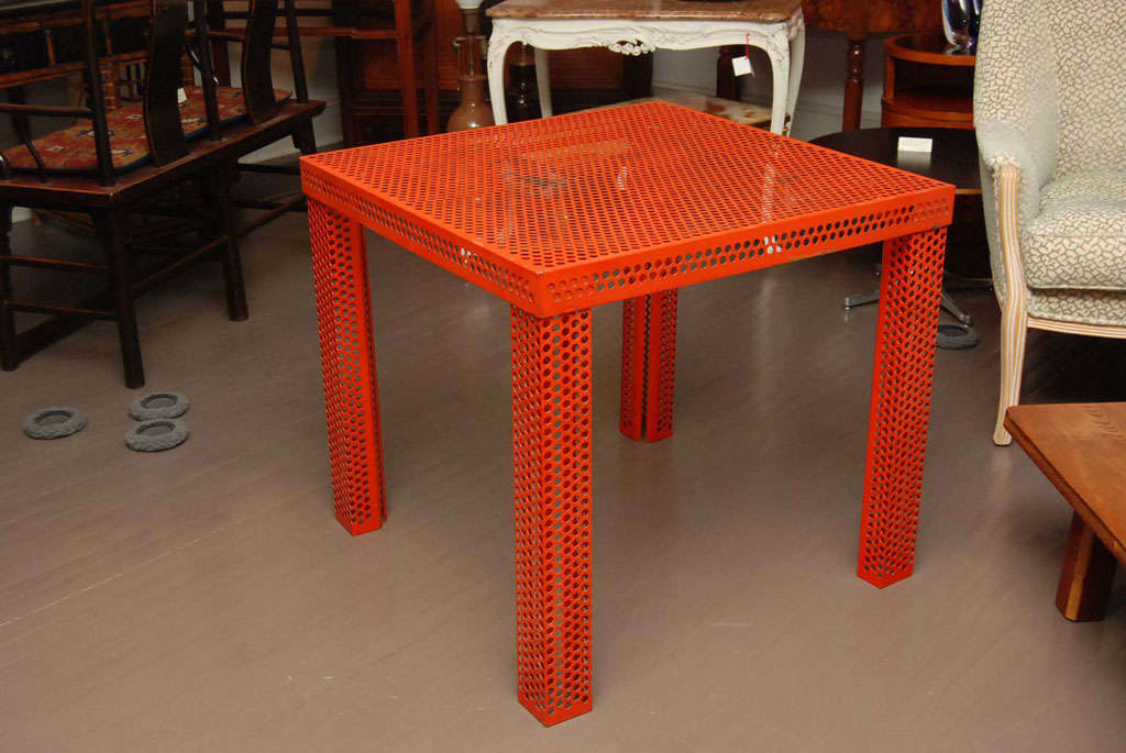 Square Metal Table By Mathiew Mategot