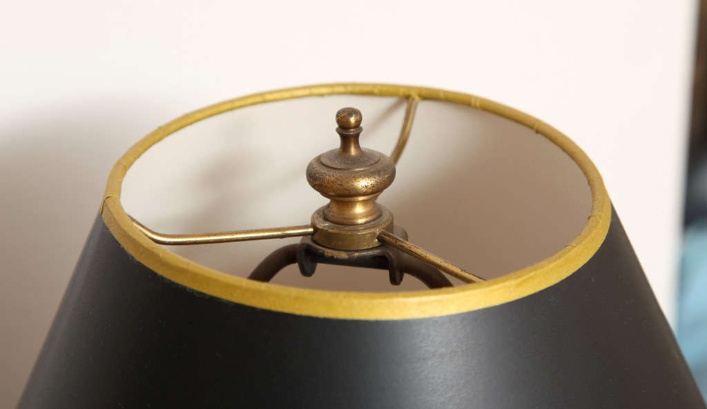 20th Century English Bronze Table Lamp For Sale 2
