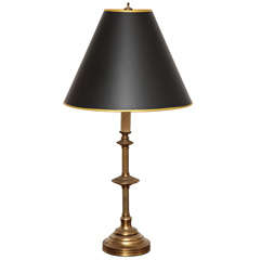20th Century English Bronze Table Lamp