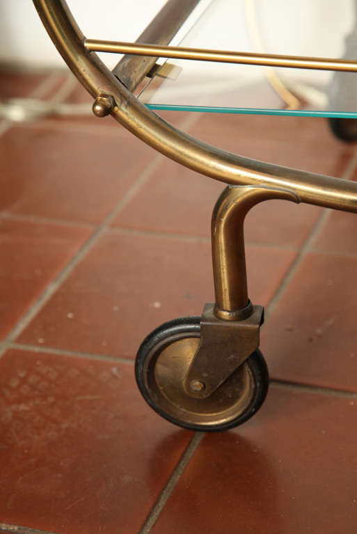 Mid-20th Century Mid Century Modern Bronze Bar Cart