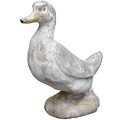 Adorable Cement Duck