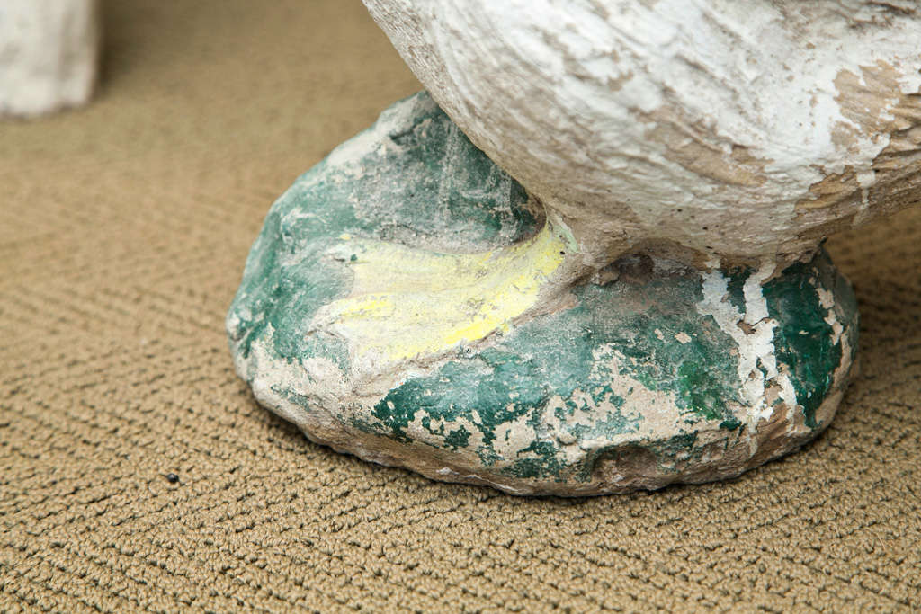 Handsome Cement Goose For Sale at 1stdibs