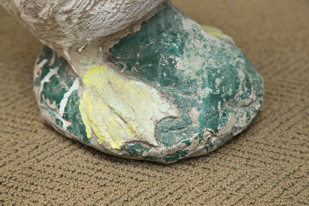 Handsome Cement Goose For Sale at 1stdibs
