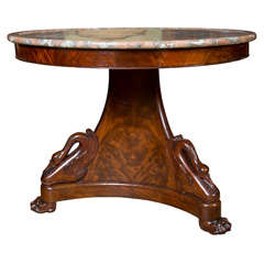Antique French Empire Style Center Table