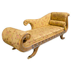 Vintage French Classical Style Recamier