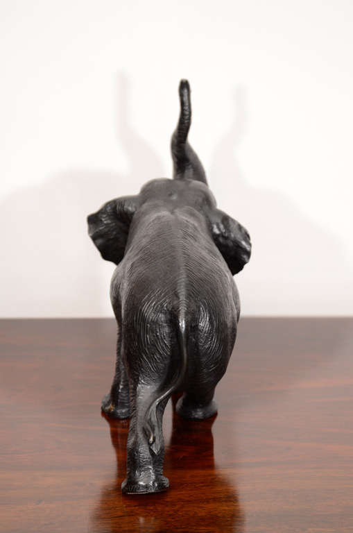 Bronze Elephant Sculpture For Sale 3