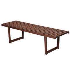 Mid-20th C. Palisandre Long Bench Mid-20th C. Palisandre Long Bench