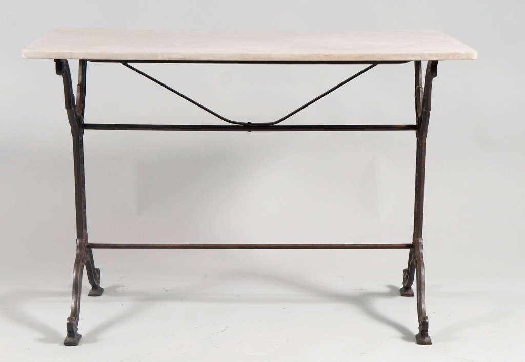 Carrara Marble Top Table