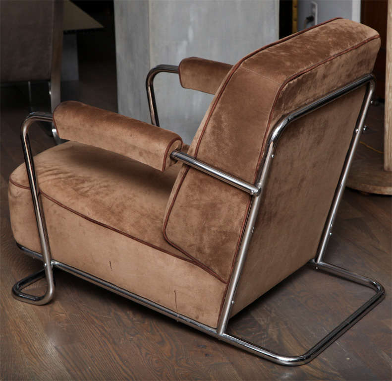 French Pair of lounge chairs by Coquery