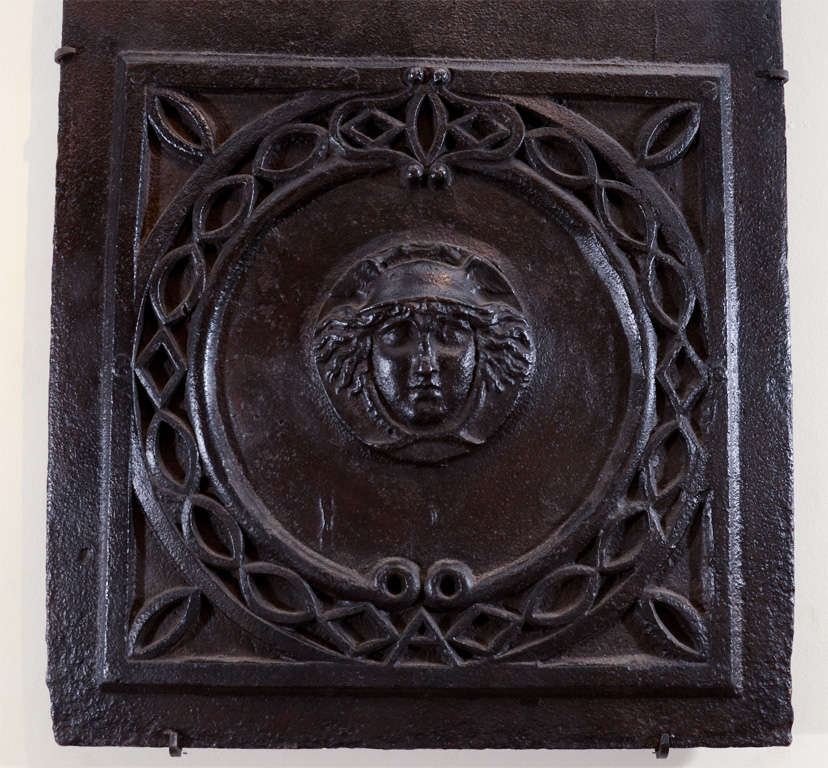 Neoclassical Cast Iron Fireback